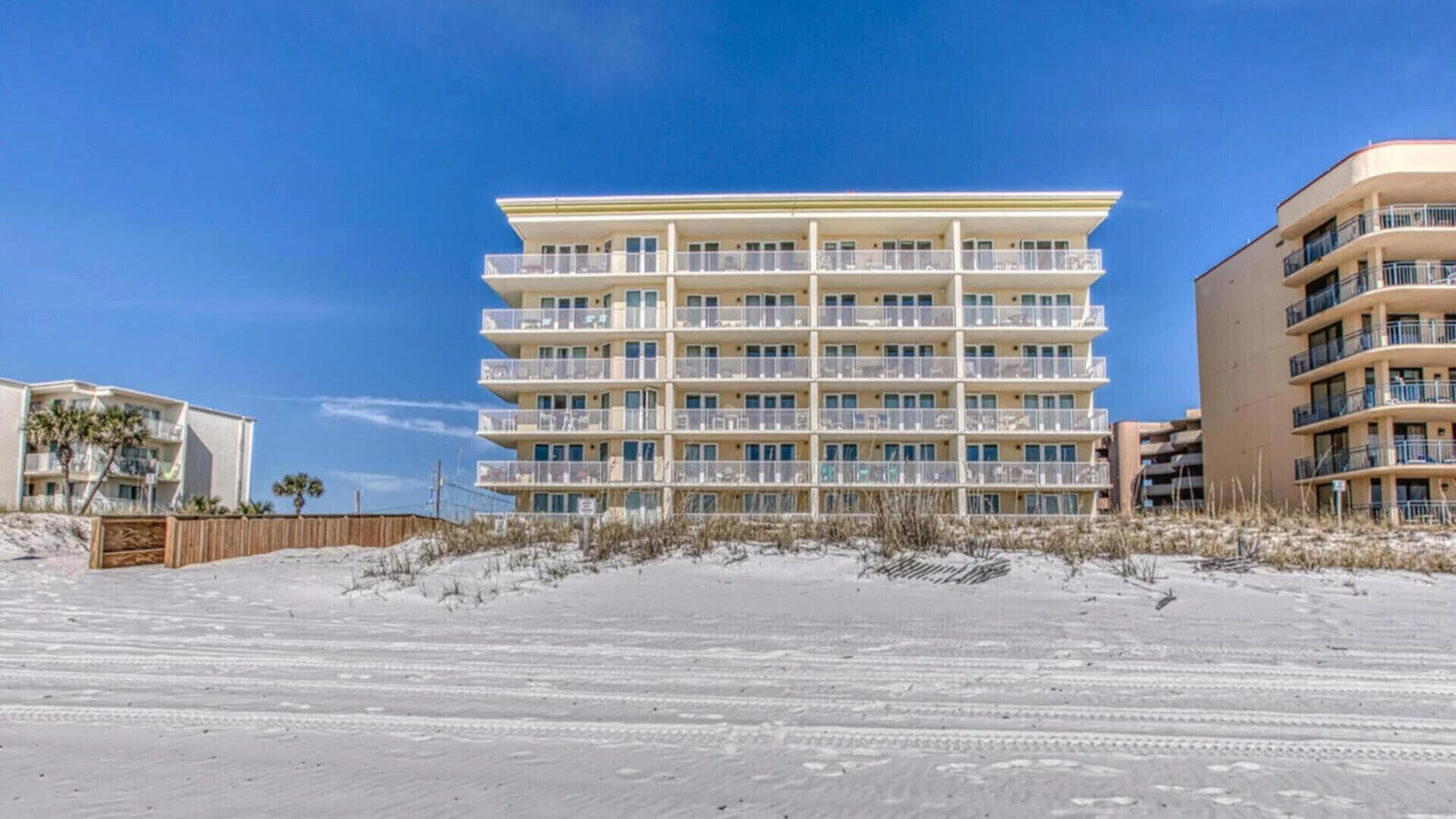 Image 2: Building View from Beach