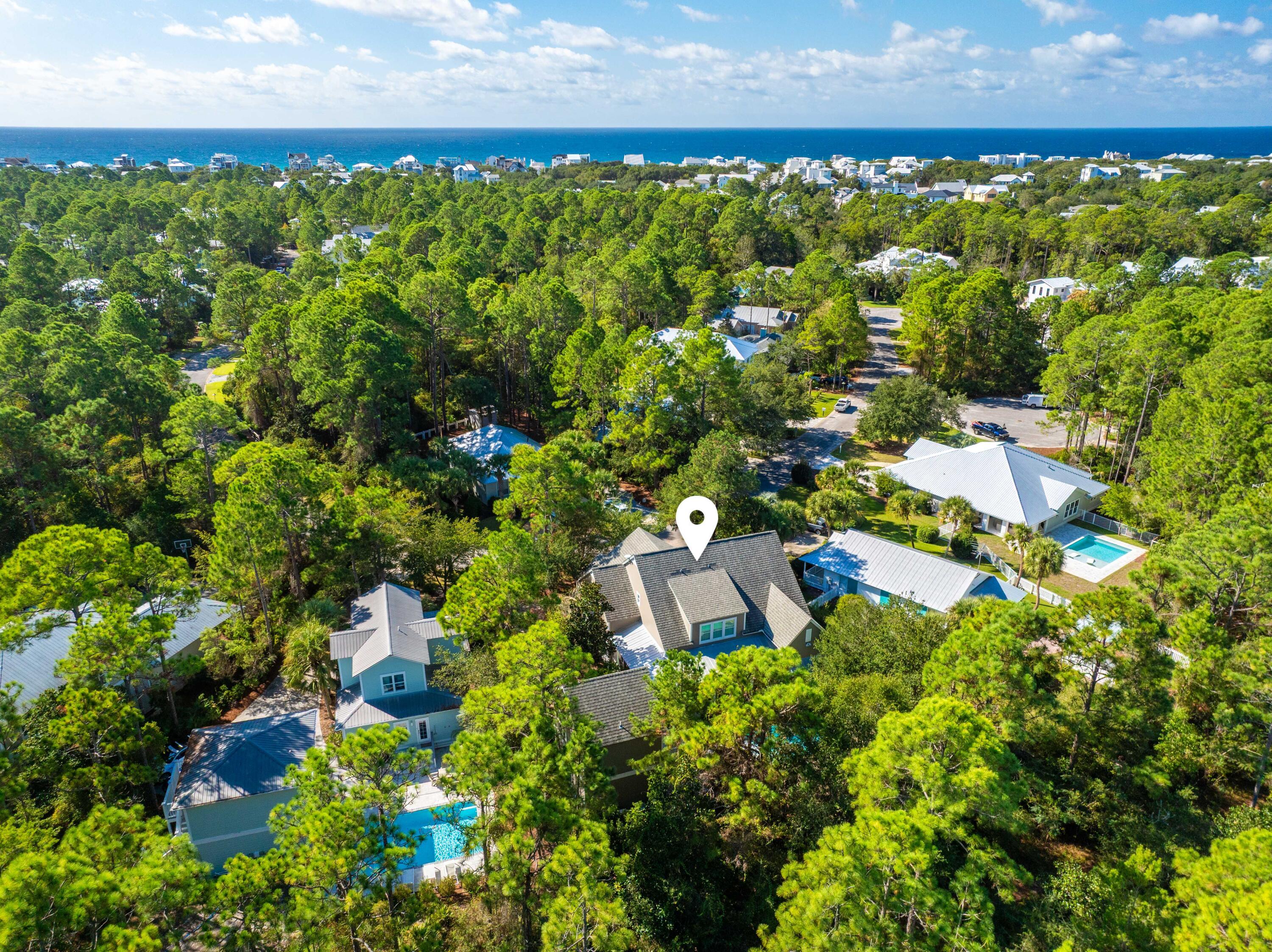 Image 4: 392 Wood Beach Aerial Marked-15