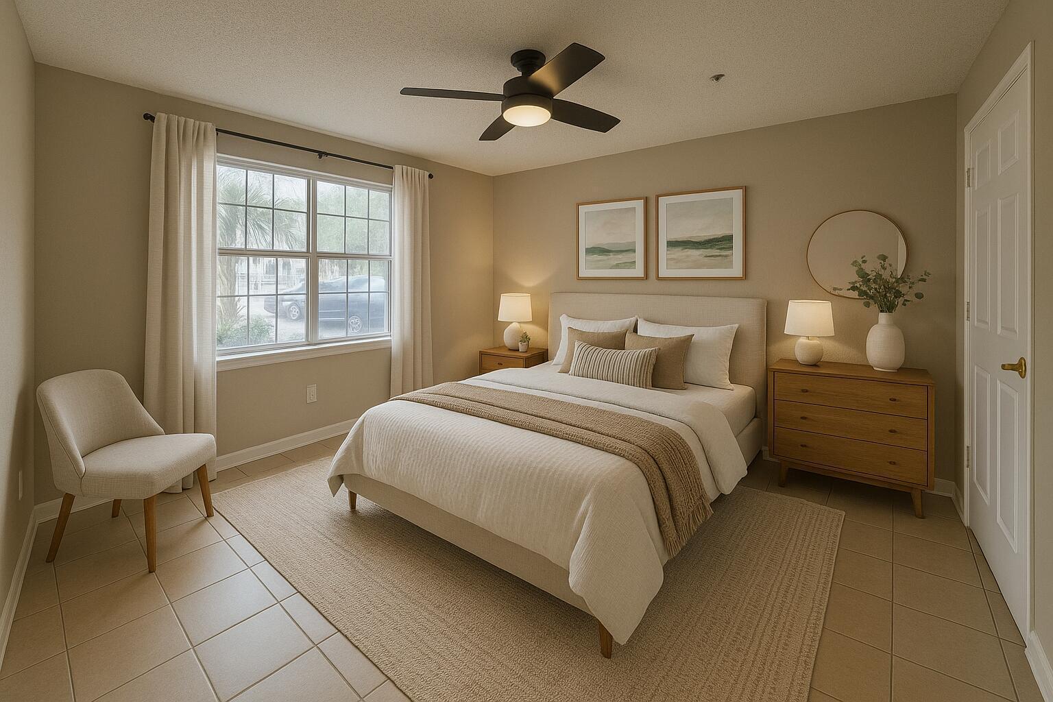 Image 1: Staging Bedroom