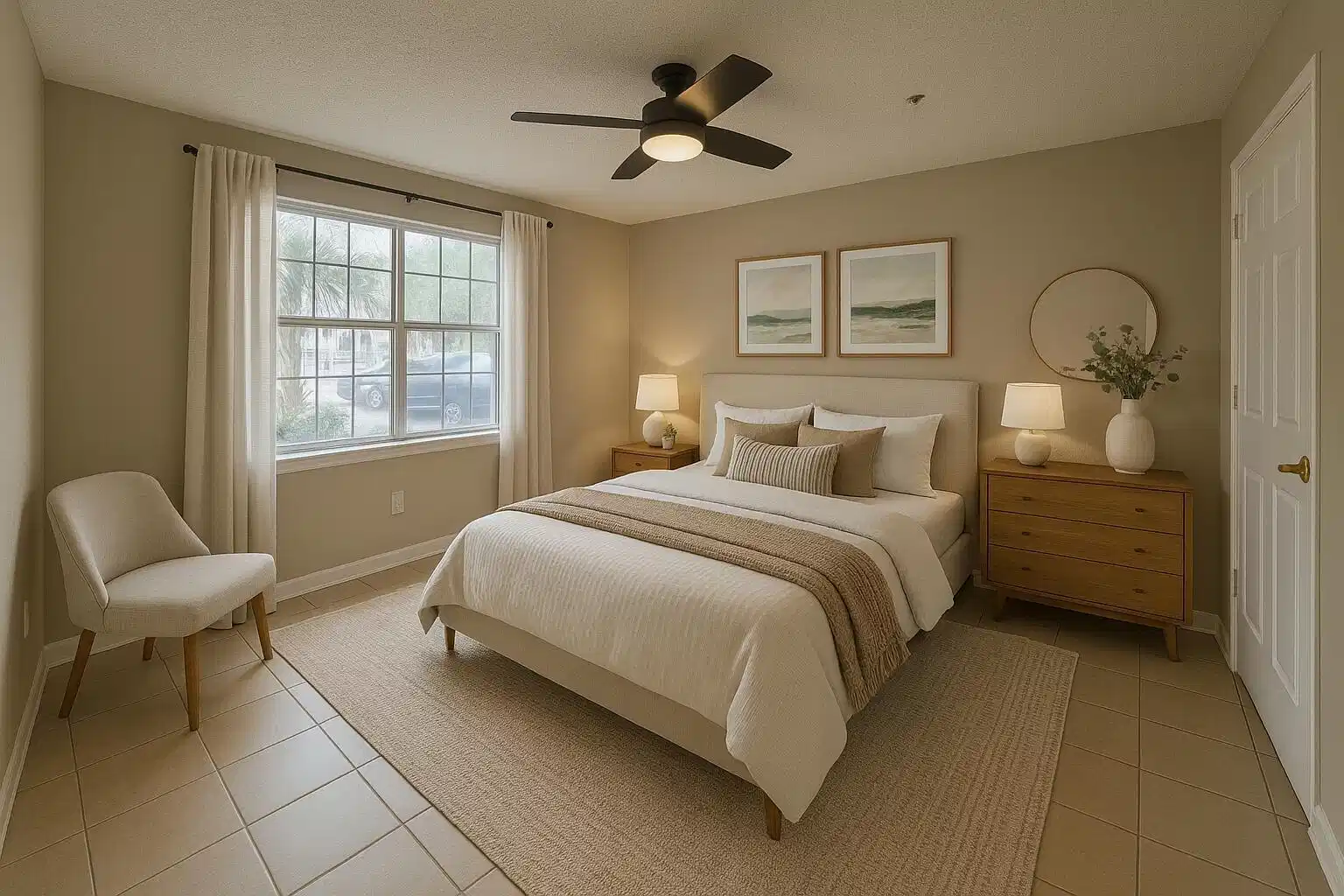Image 1: Staging Bedroom