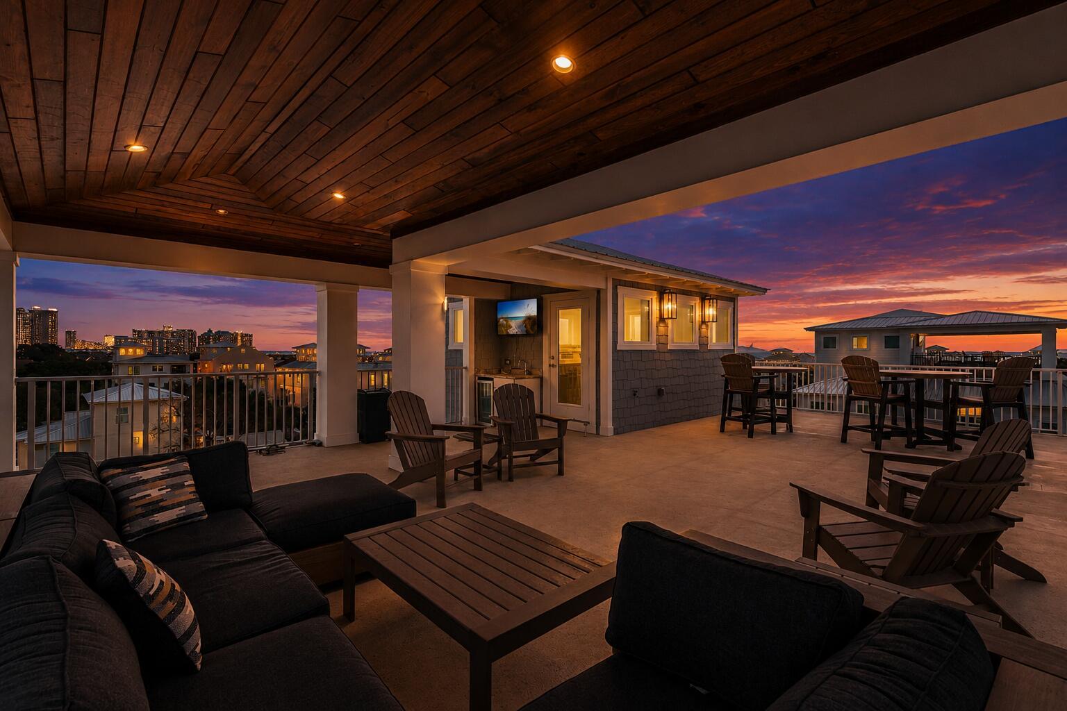 Image 2: 65 Daytona sunset deck twilight 2