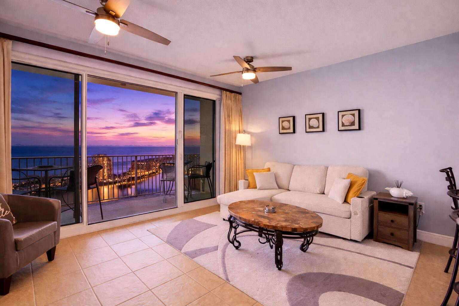 Image 2: ADII #1906_Living room (sunset)