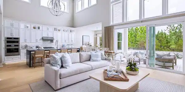 Image 2: Great room with view to kitchen