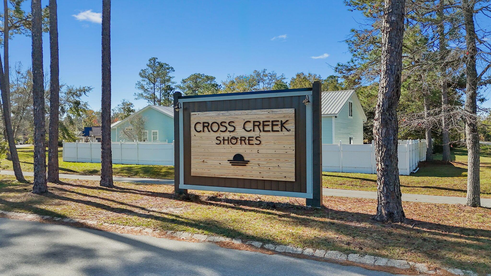 Image 3: Cross Creek shores sign