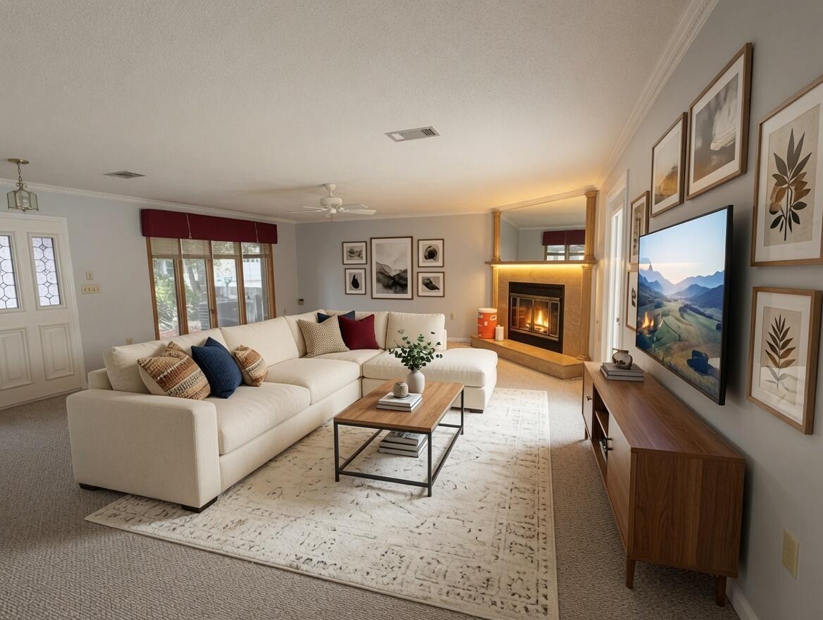 Image 4: Living Room Staged