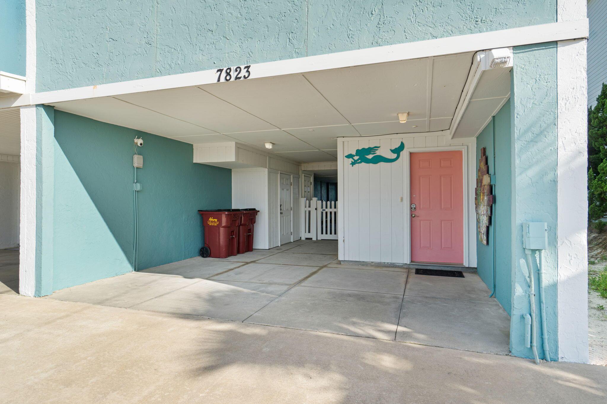 Image 2: Covered parking area entry