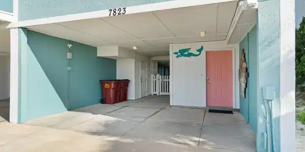 Image 2: Covered parking area entry