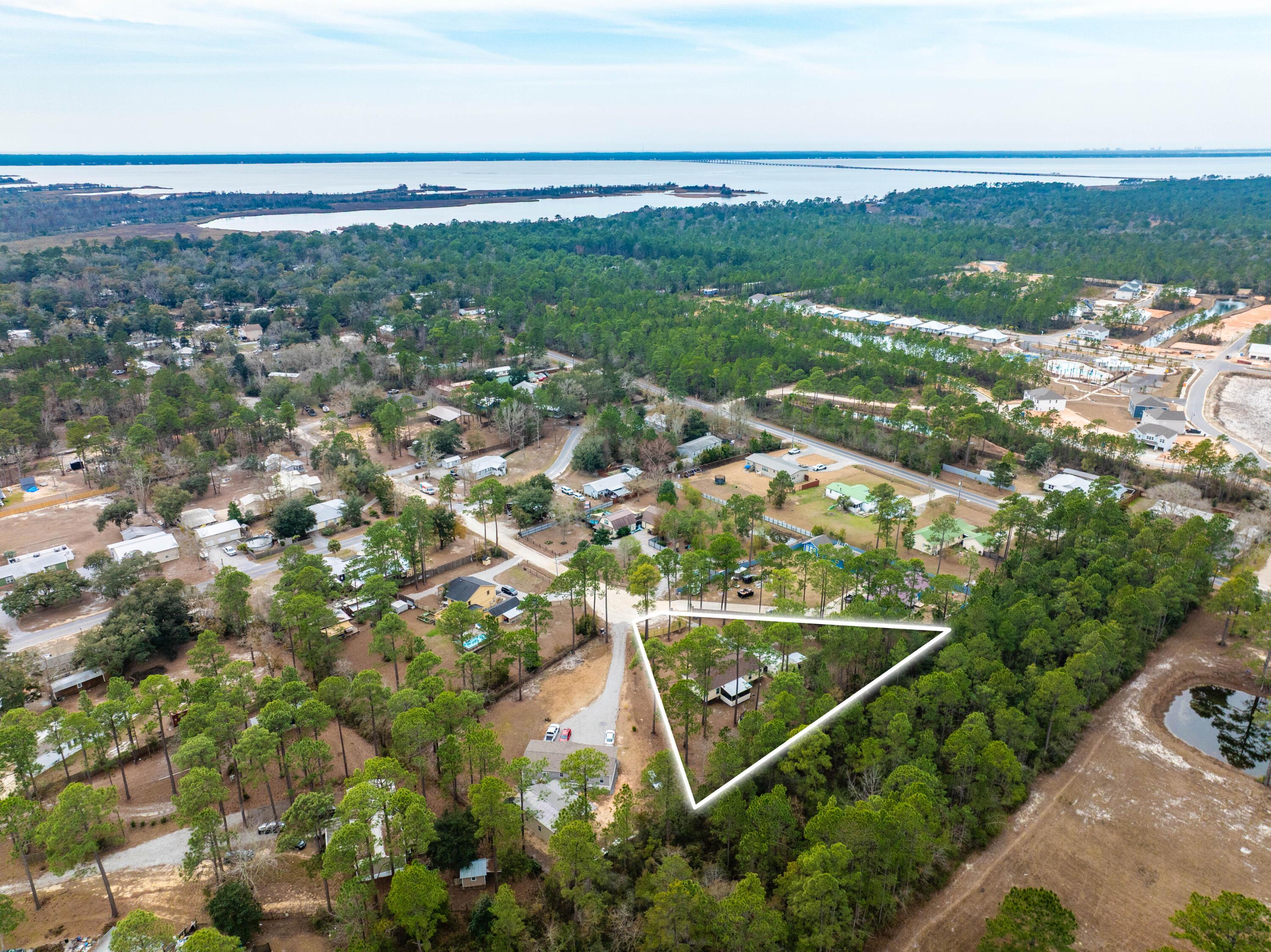 Image 2: 60 Magnolia Aerial Outlined-6