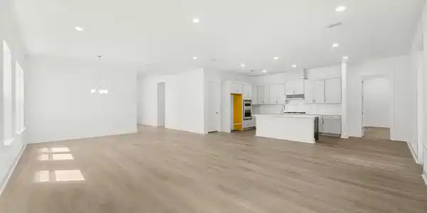 Image 2: Great room and kitchen