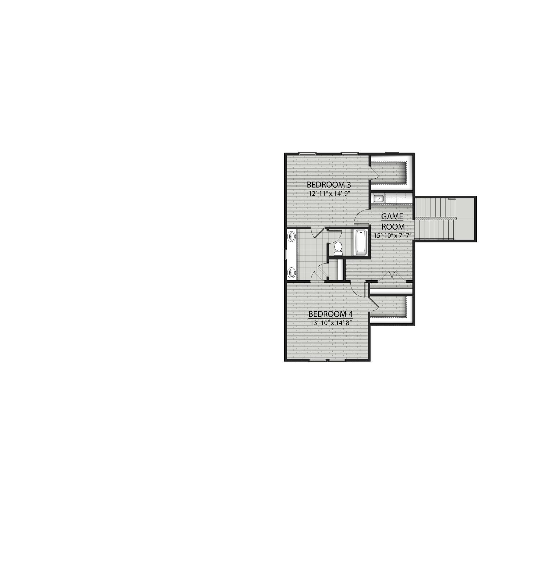 Image 3: Whitman AGBH II 2nd Floor Plan