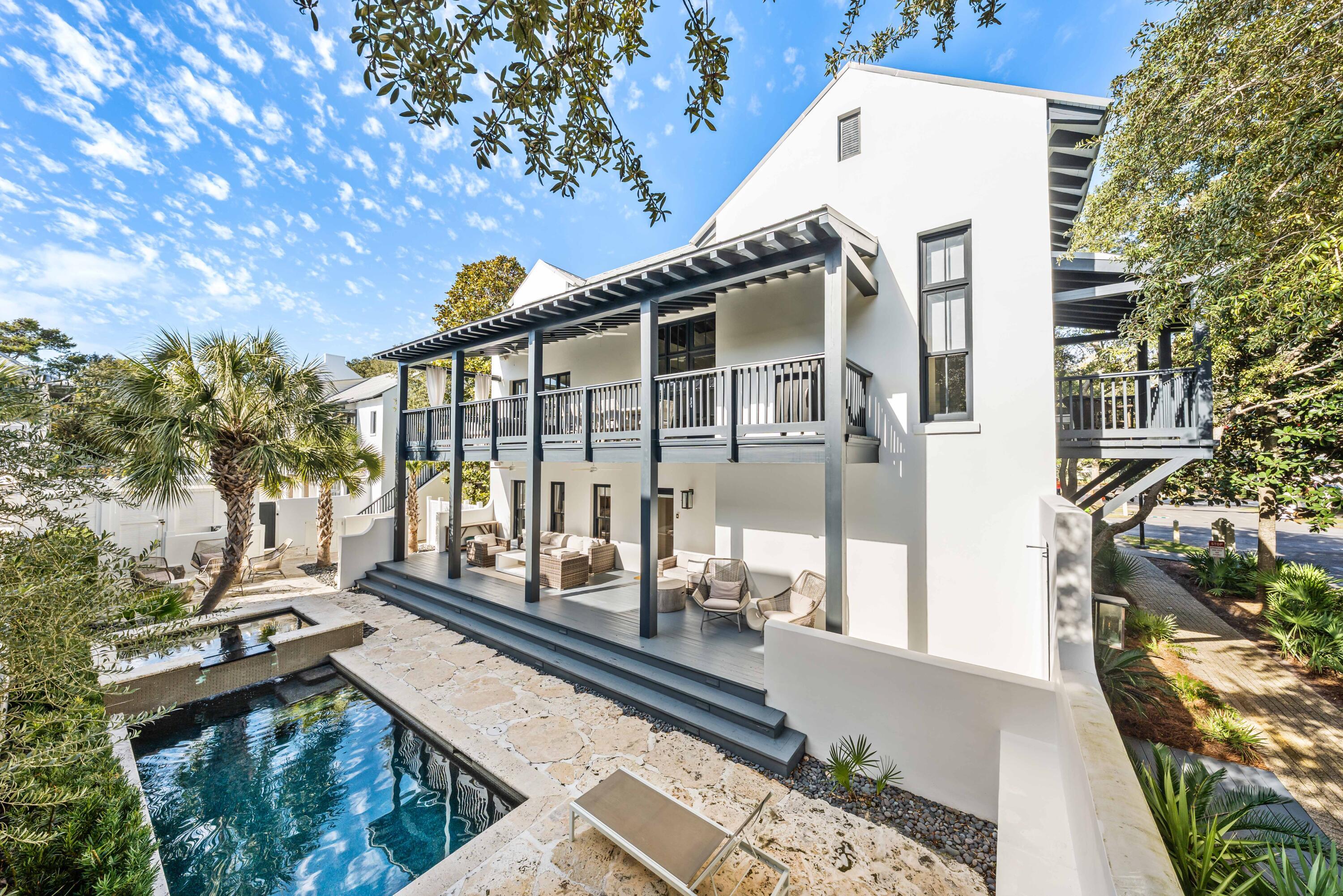 Image 3: Courtyard with Heated Pool Views