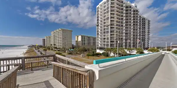 Image 3: Private boardwalk to the beach