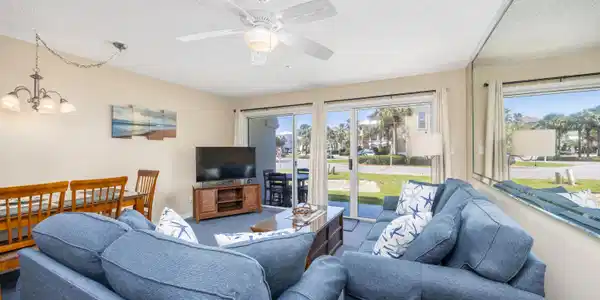 Image 3: Living Area with Patio Access