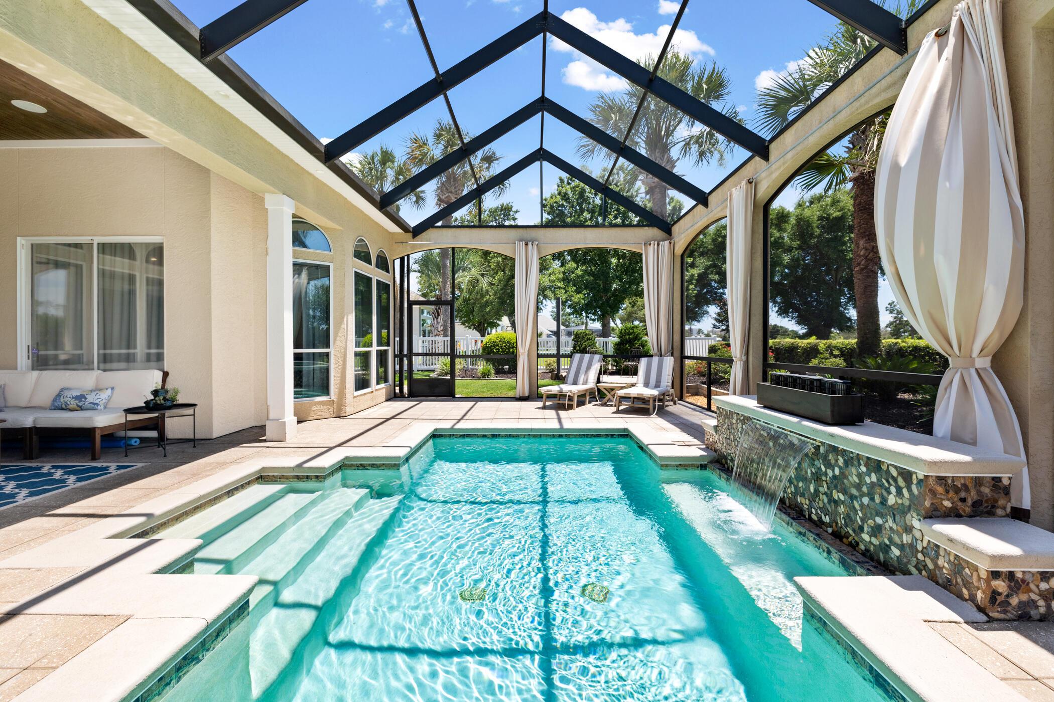 Image 3: Private Pool with Waterfall Feature