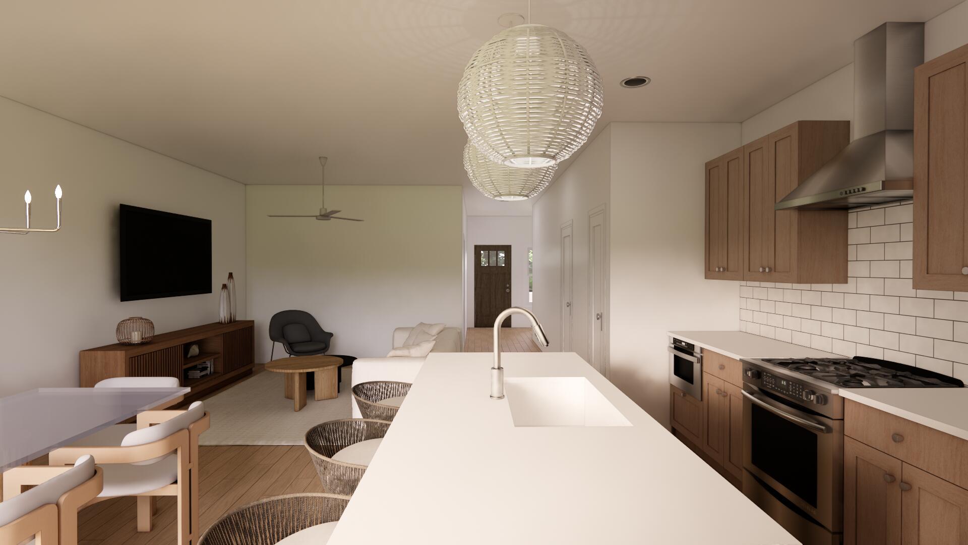 Image 3: 6 PLEX KITCH LIVING