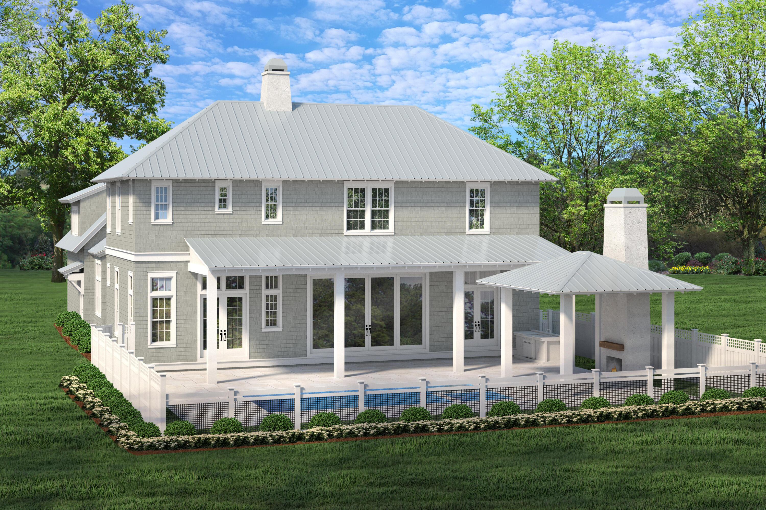 Image 2: Darien III Rear Elevation