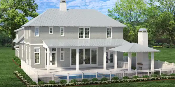 Image 3: Darien III Rear Elevation
