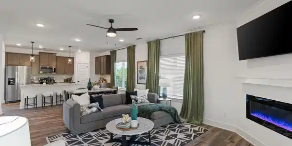 Image 2: LED fireplace