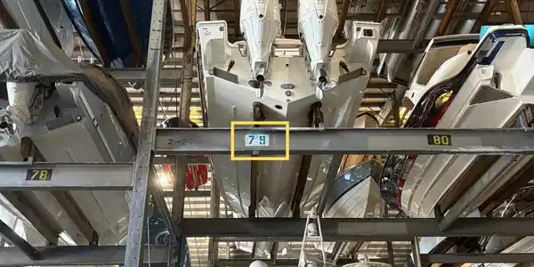 Image 4: Slip B079 - 1st Rack