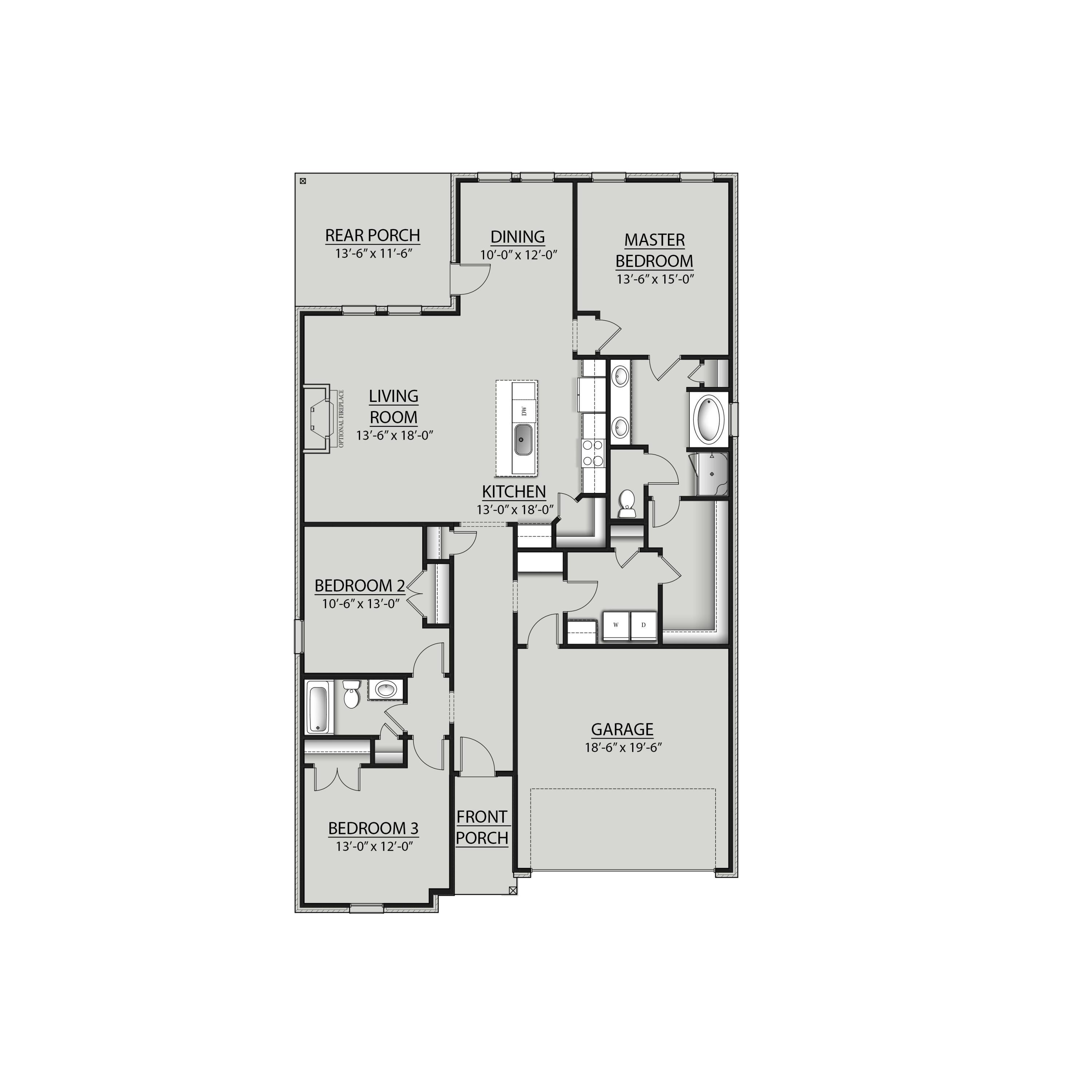 Image 3: Trillium BHT4 Floor Plan