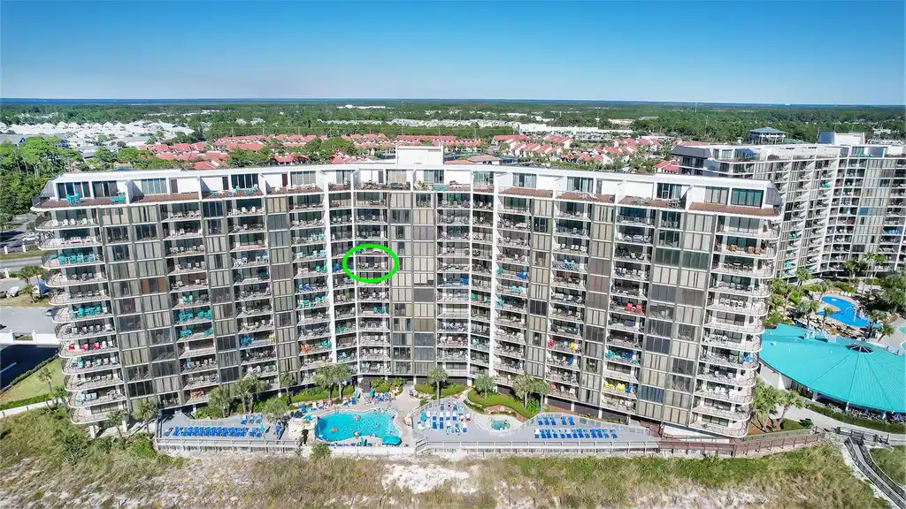 Image 1: Gulf view of Condo