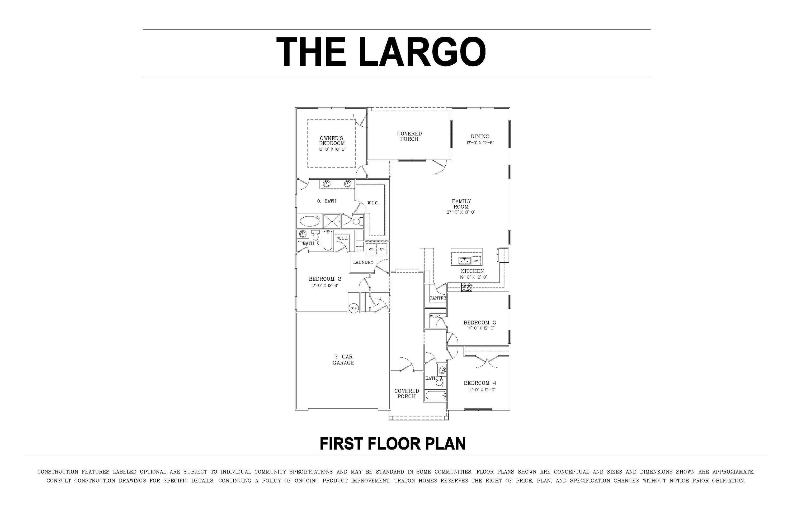 Image 4: The Largo Floorplan