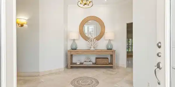 Image 3: Foyer virtually staged