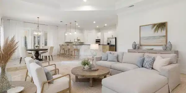 Image 4: Living Room virtually staged