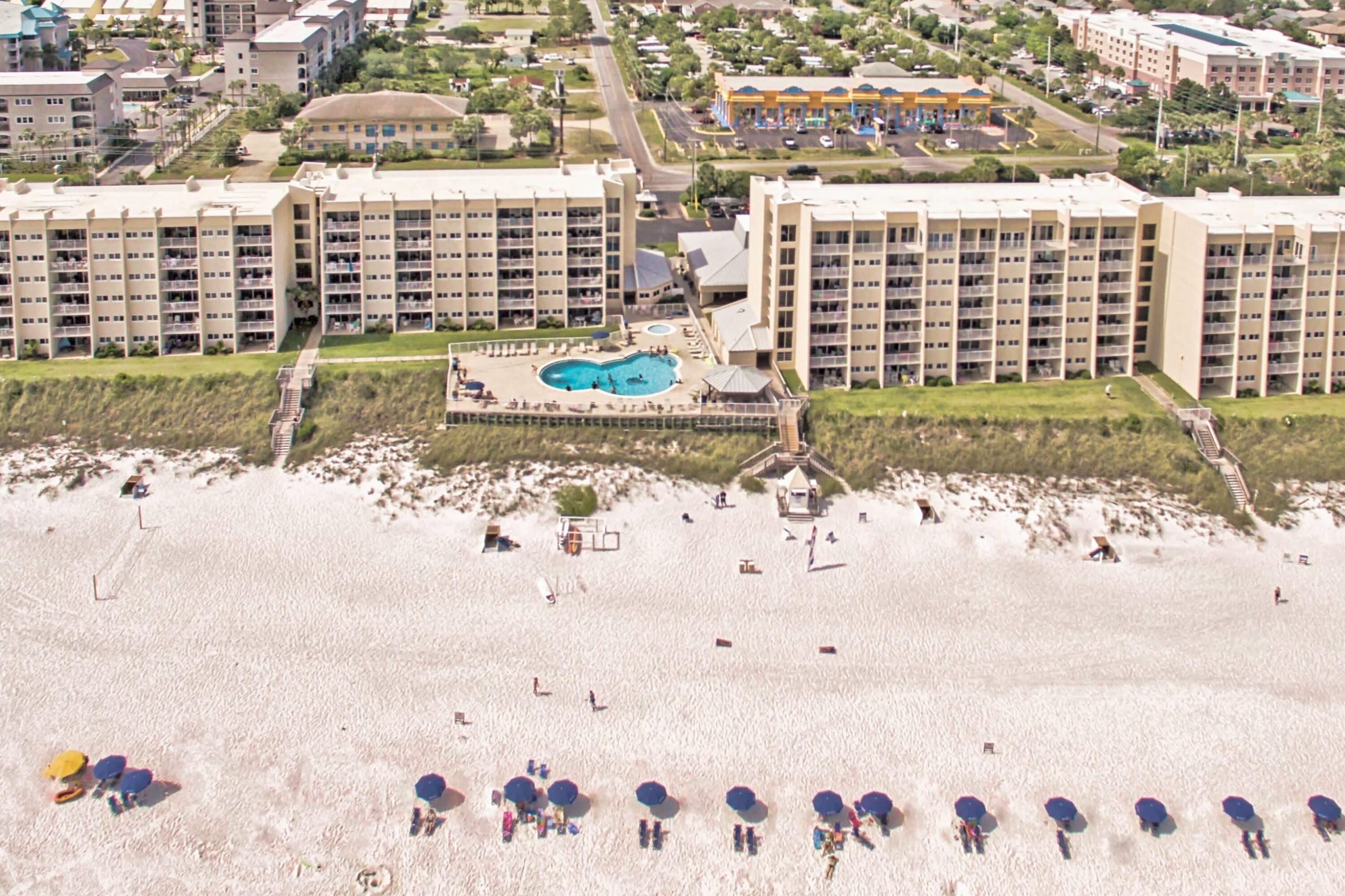 Image 2: beach-house-condominiums-aerial-view-1