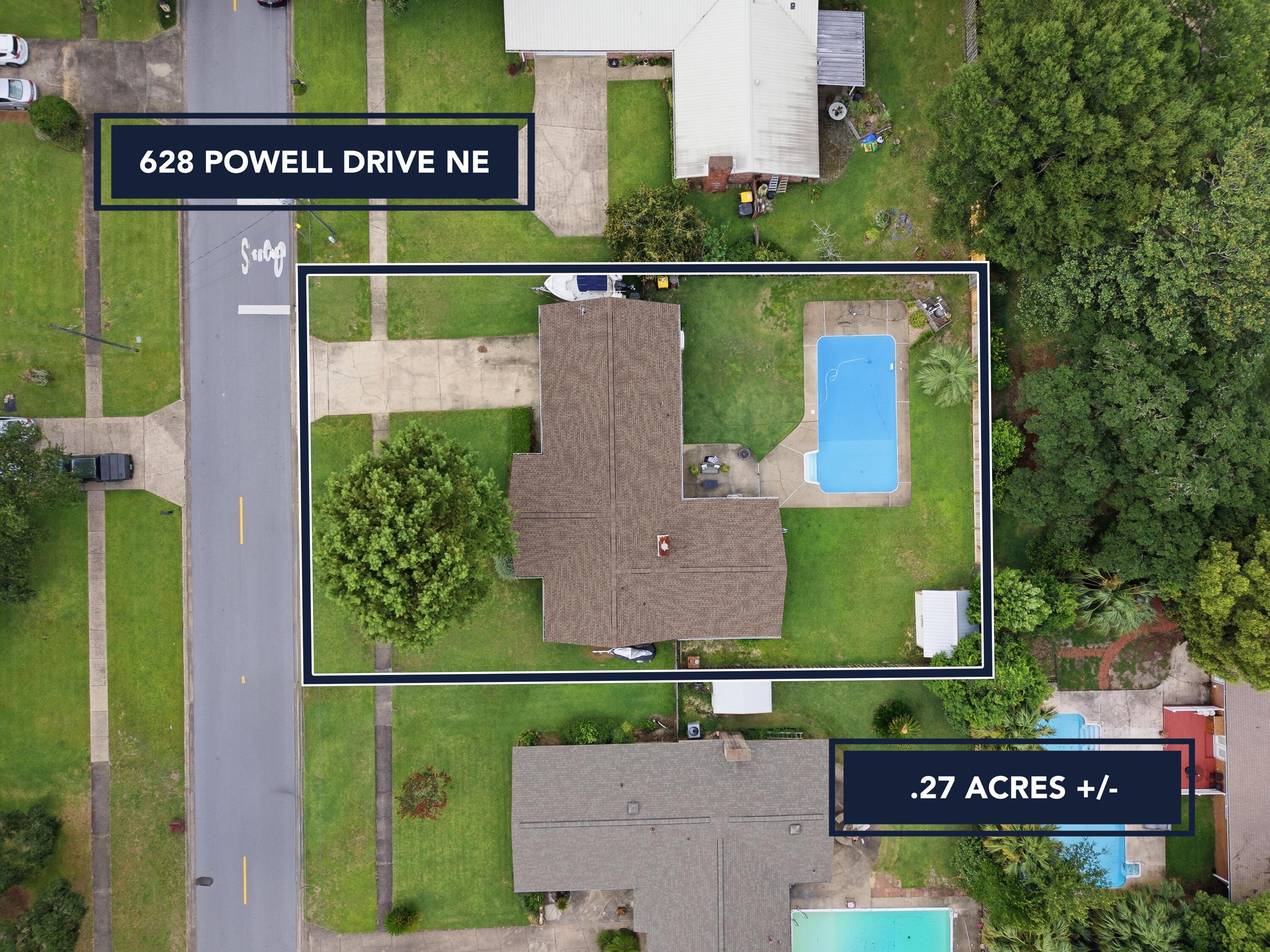 Image 2: 628 powell drive ne drone-1