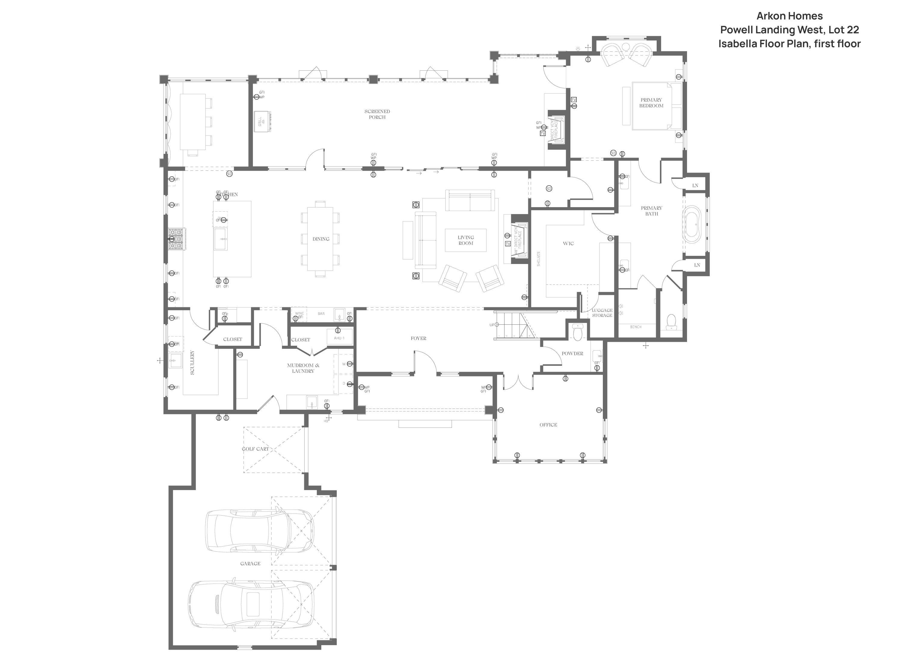 Image 2: PLW 22 Isabella Floor Plan First Floor