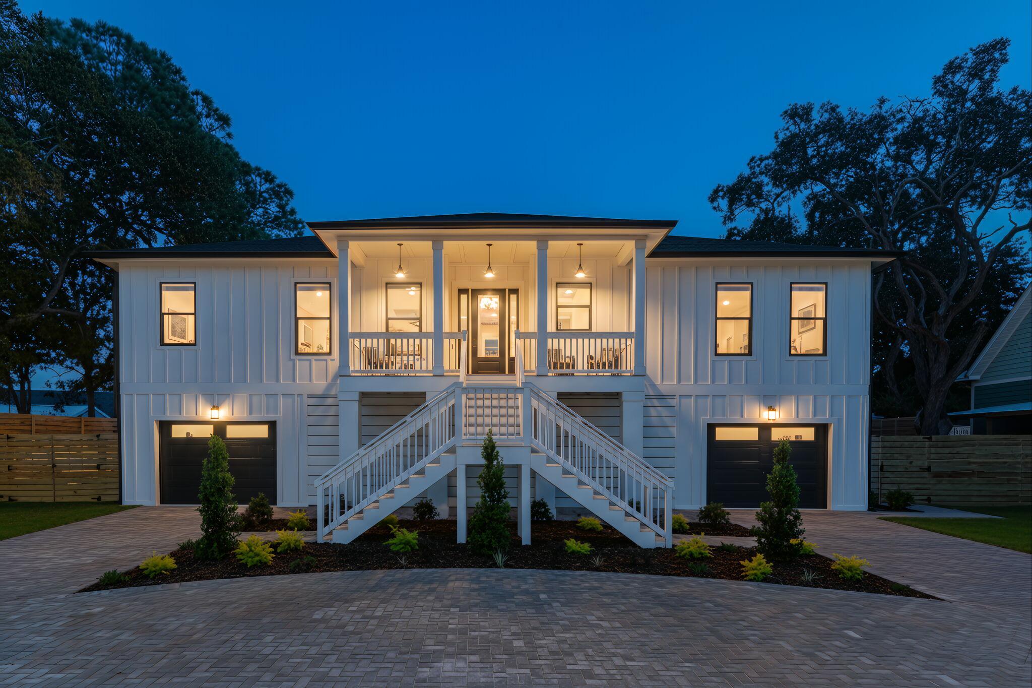 Image 3: Front Exterior Twilight