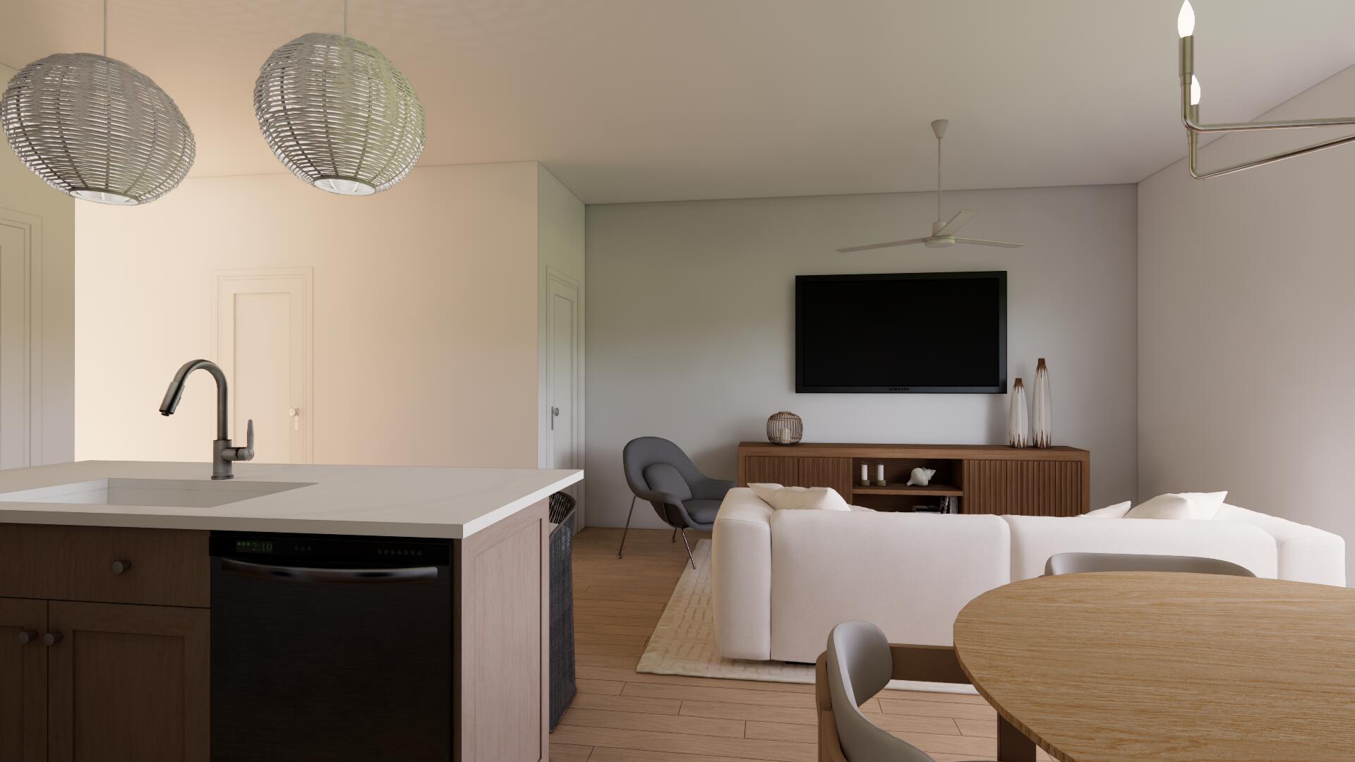 Image 4: 8 PLEX - KITCH & LIVING