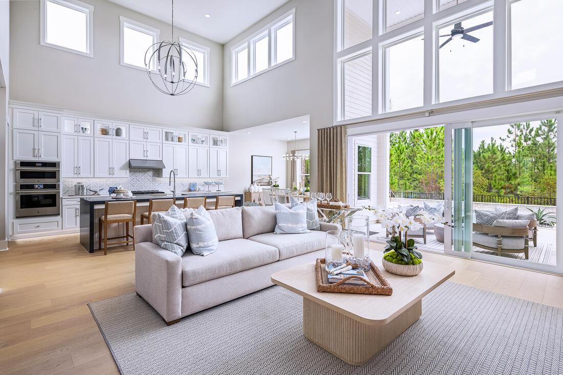 Image 2: Great room with view to kitchen