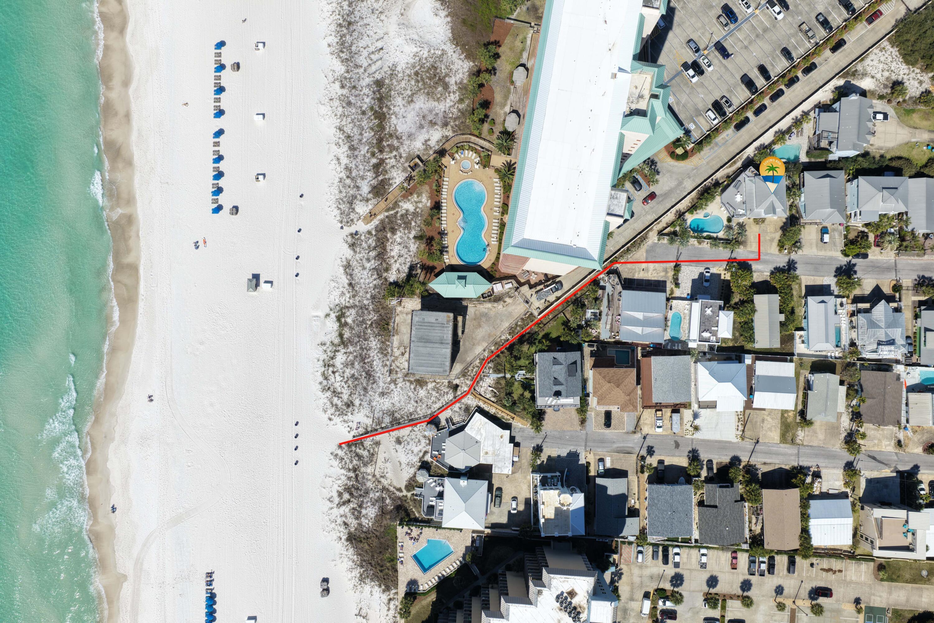 Image 4: Steps to the beach!