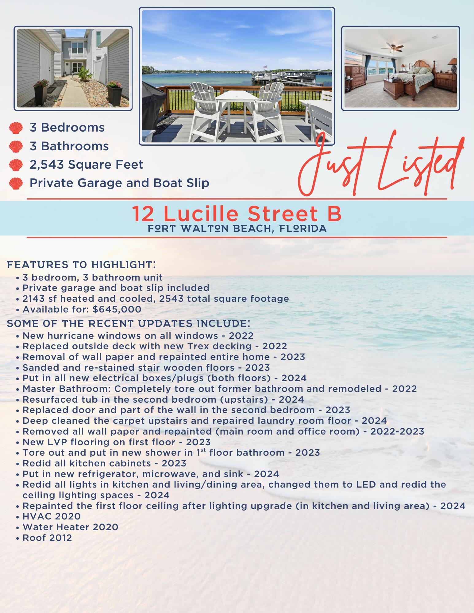 Image 3: 12 Lucille Feature Sheet