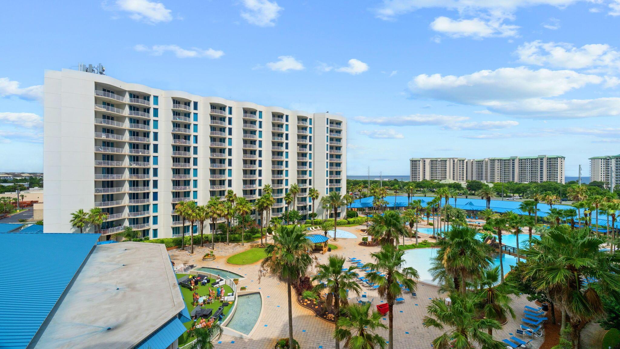 Image 3: Resort lagoon pool & Gulf view