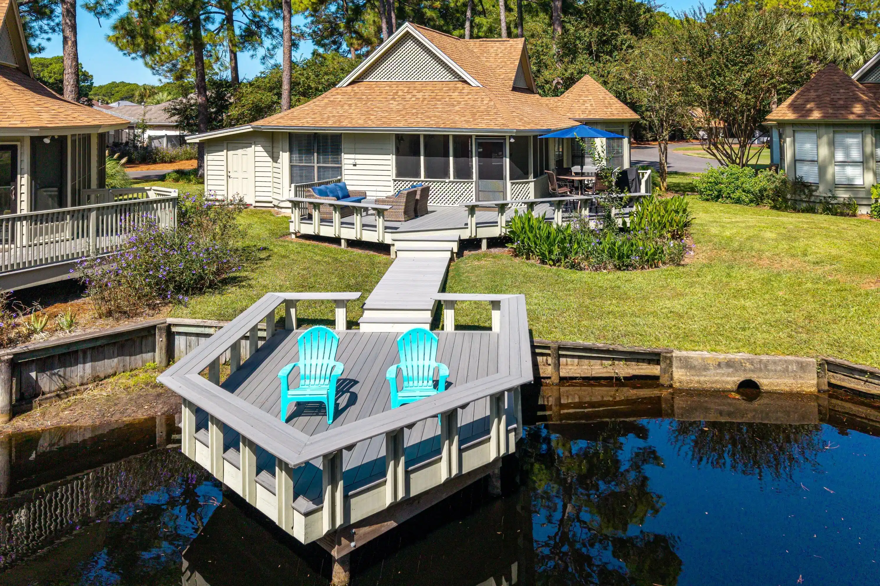 Image 1: Private Dock - Back Exterior