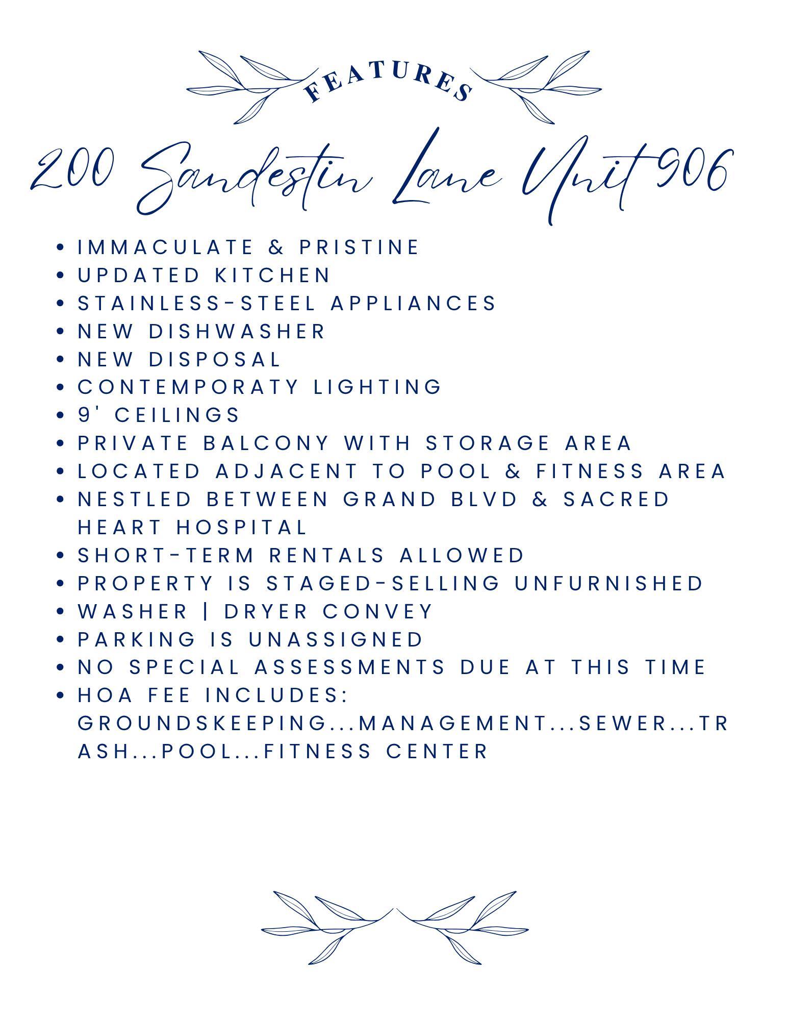Image 4: FEATURES SHEET