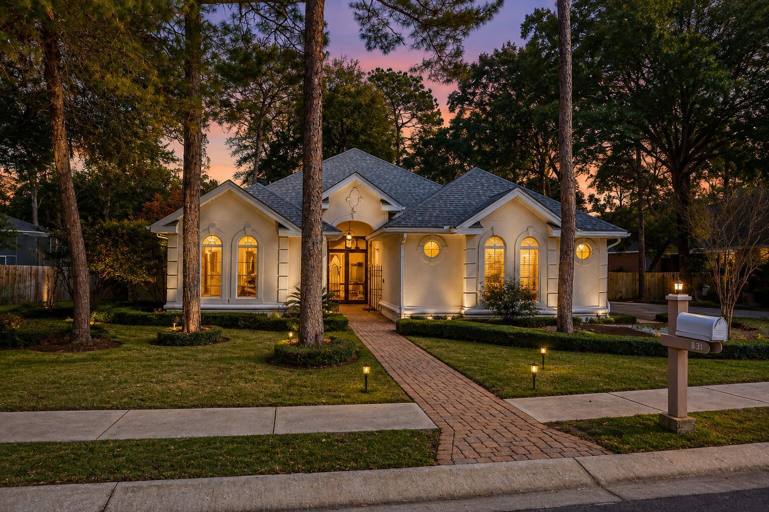 Image 2: Sunset Glow at 831 Pine Manor