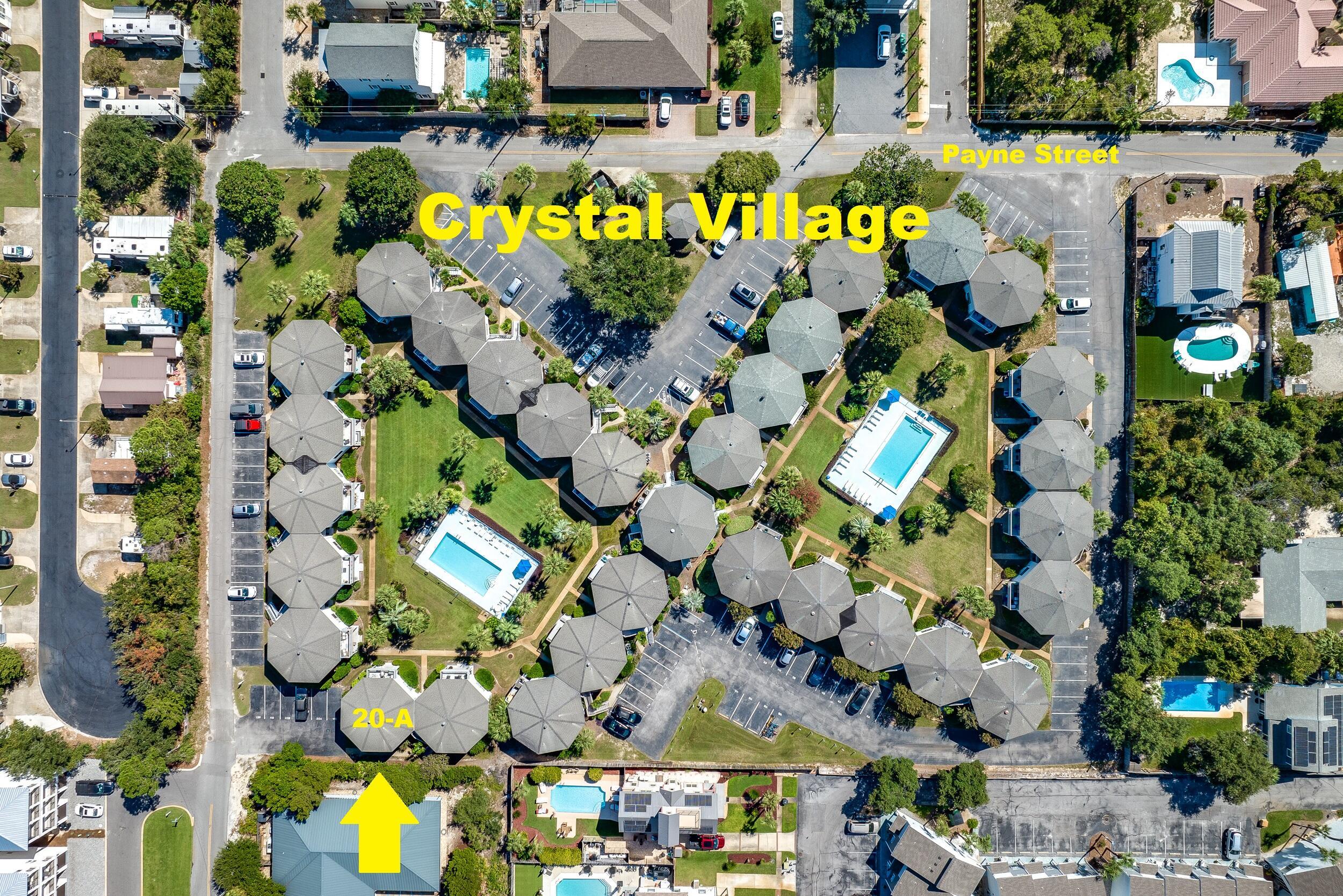 Image 2: Aerial View of Crystal Village unit 20-A