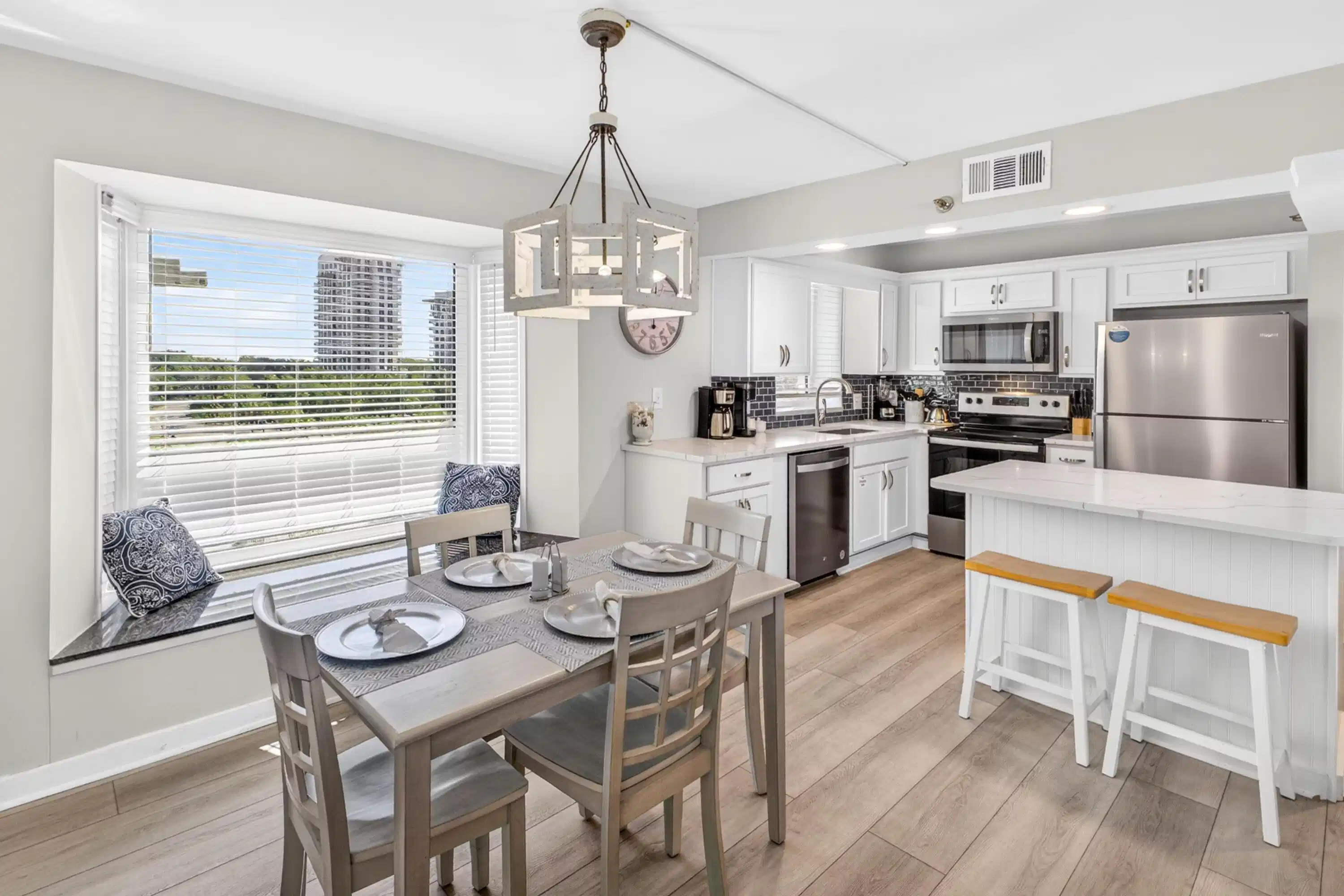 Image 1: Dining and Kitchen