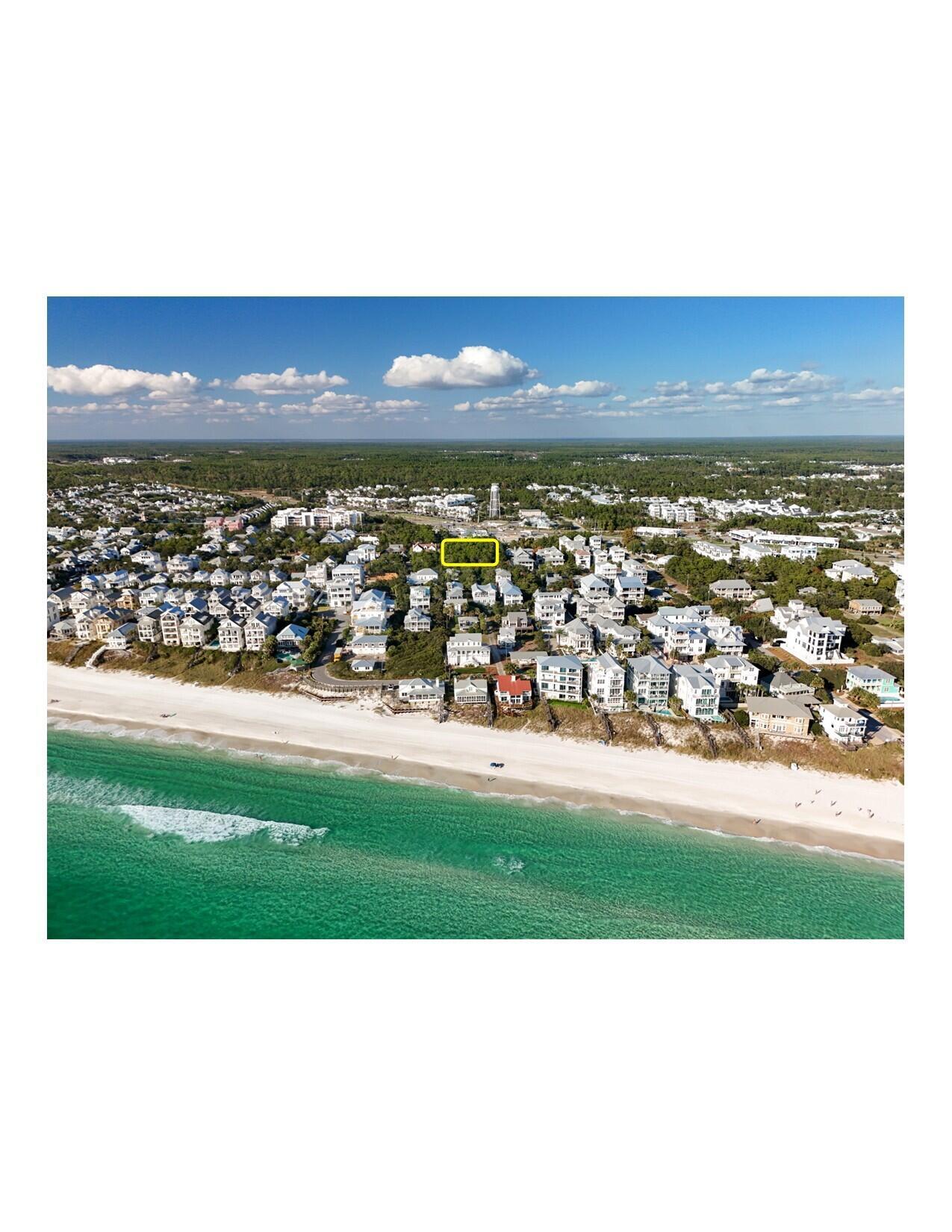 Image 3: Inlet Beach aerial from Beach #2