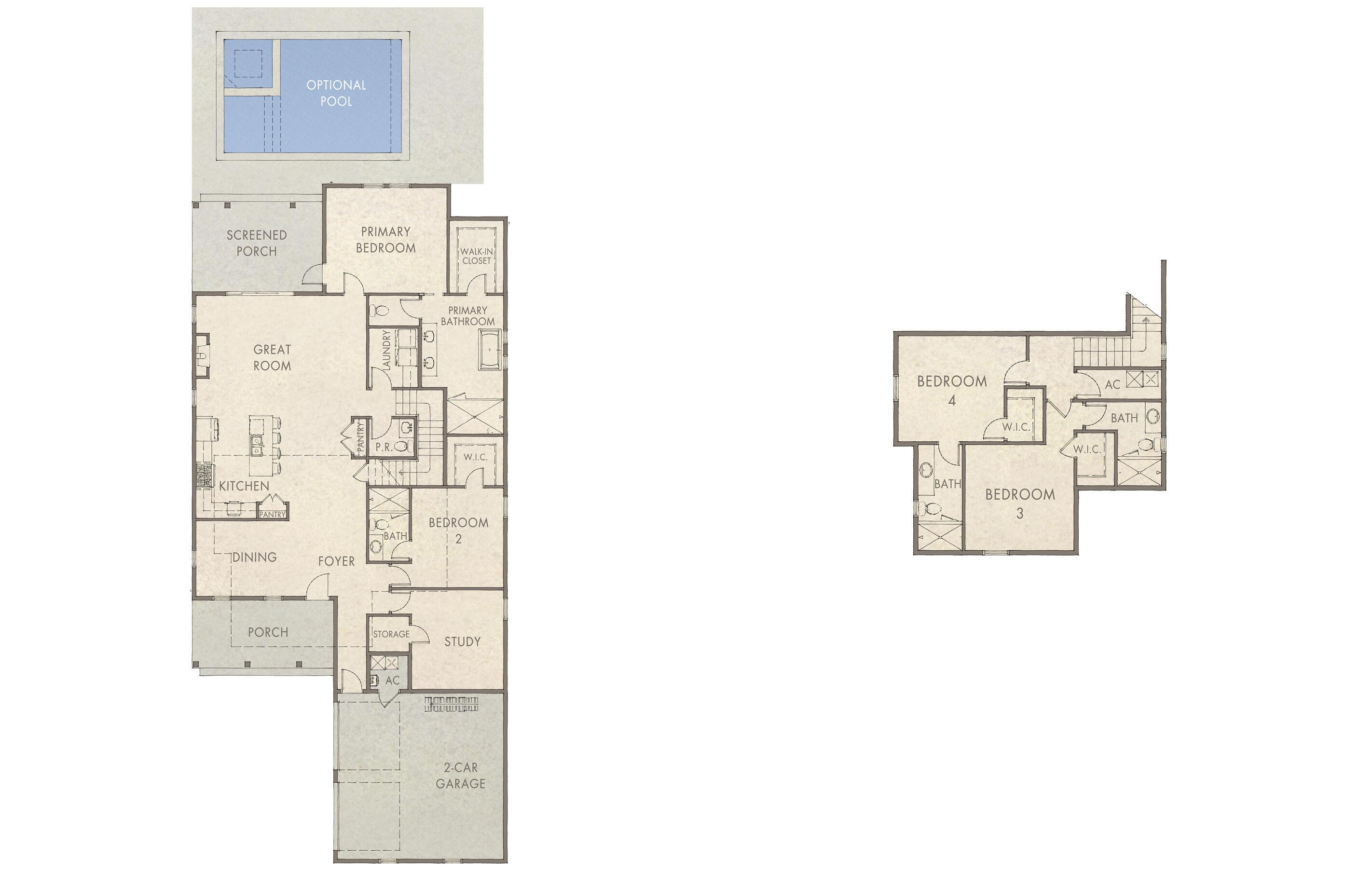Image 3: Morningside 4BR 2Story with labels