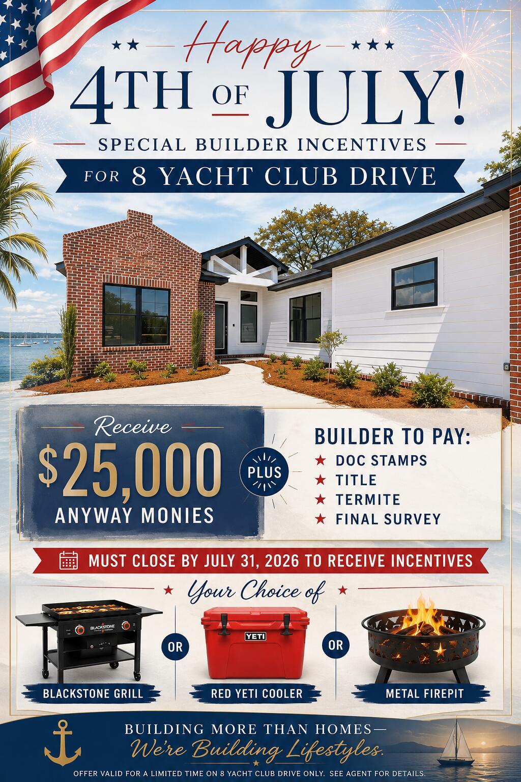 Image 1: July Builder Incentives