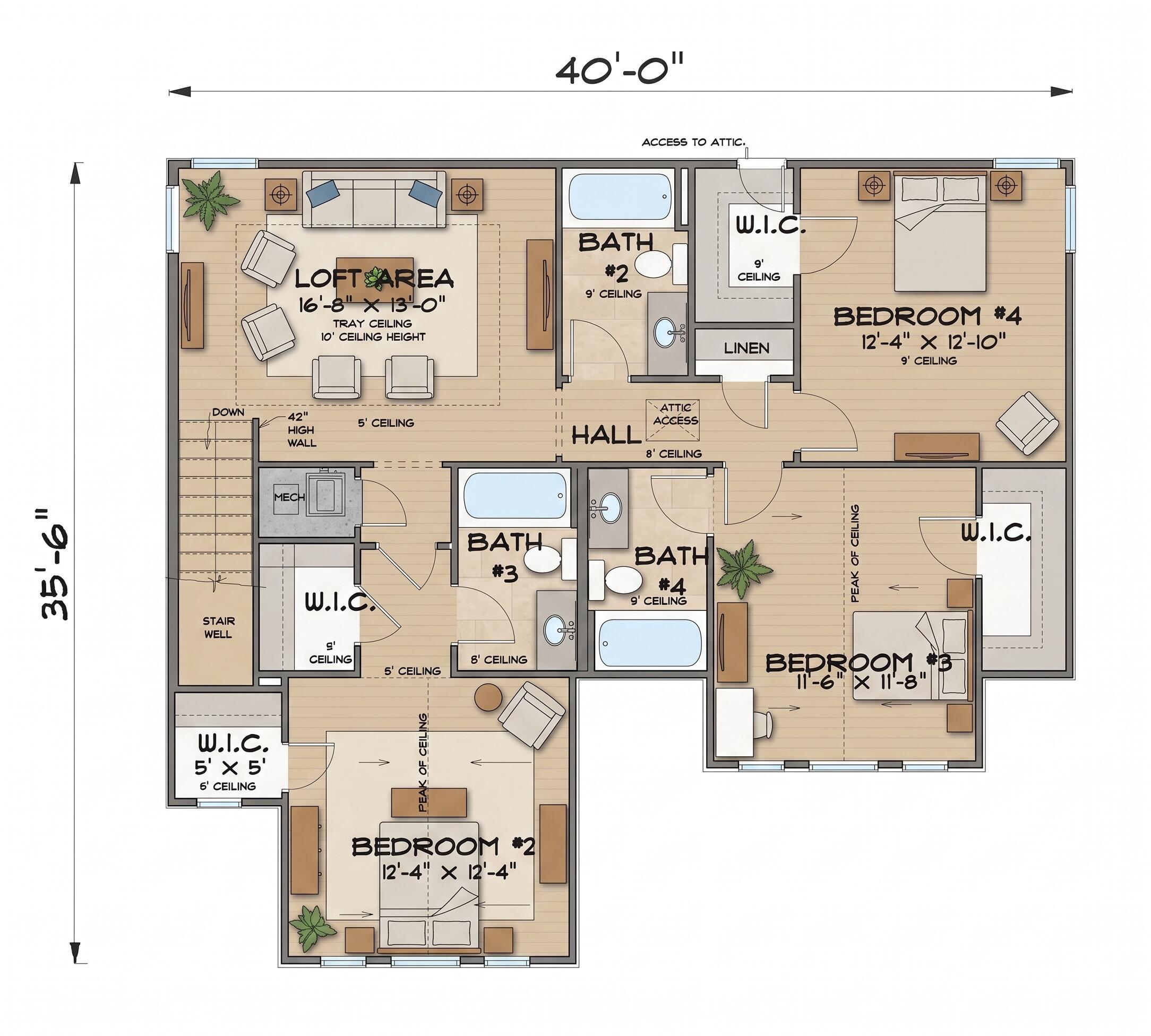 Image 3: Bodden 2nd Floorplan