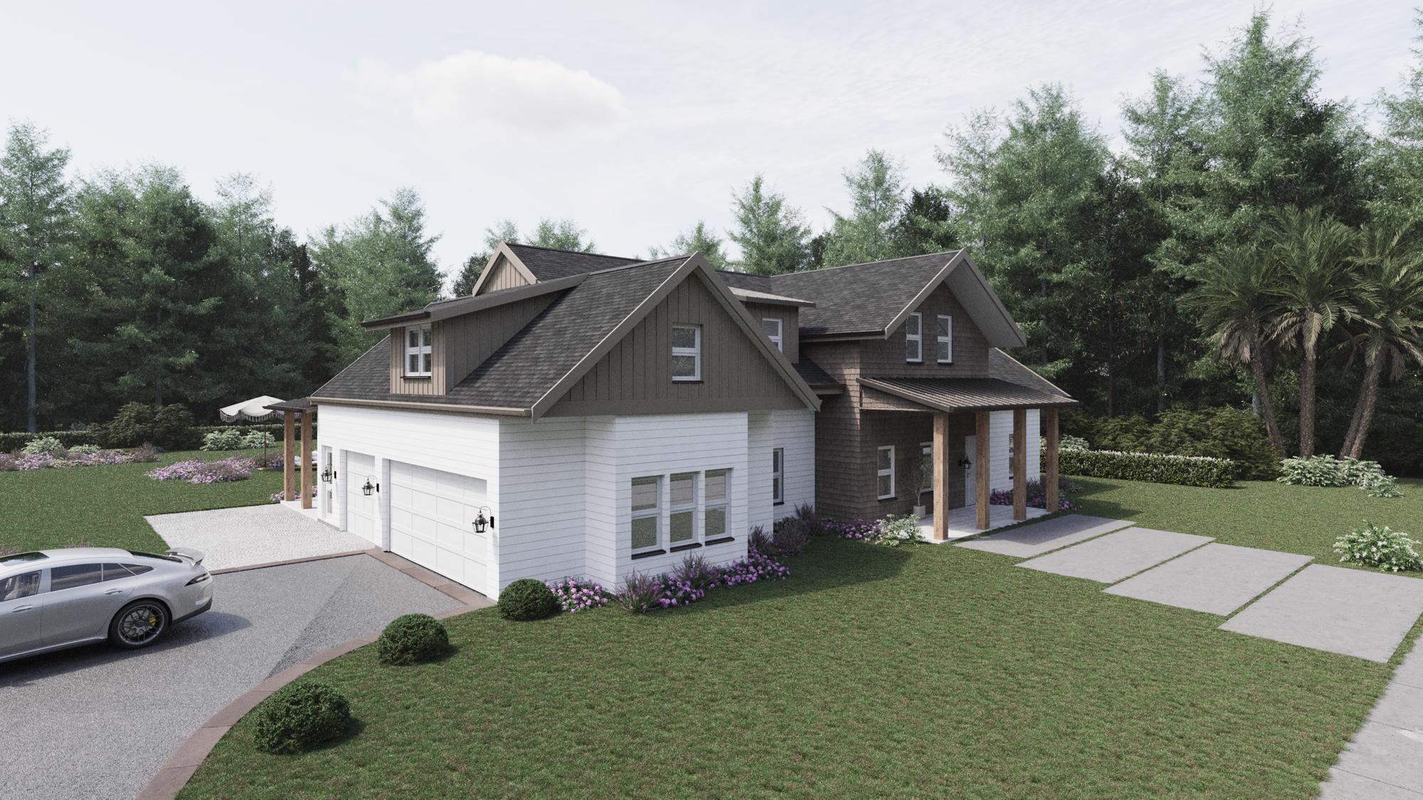 Image 1: Front facade renderring