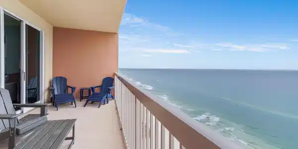 Image 4: Balcony View of Gulf!