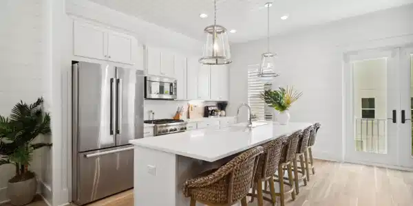 Image 3: Open Kitchen with Gas Range