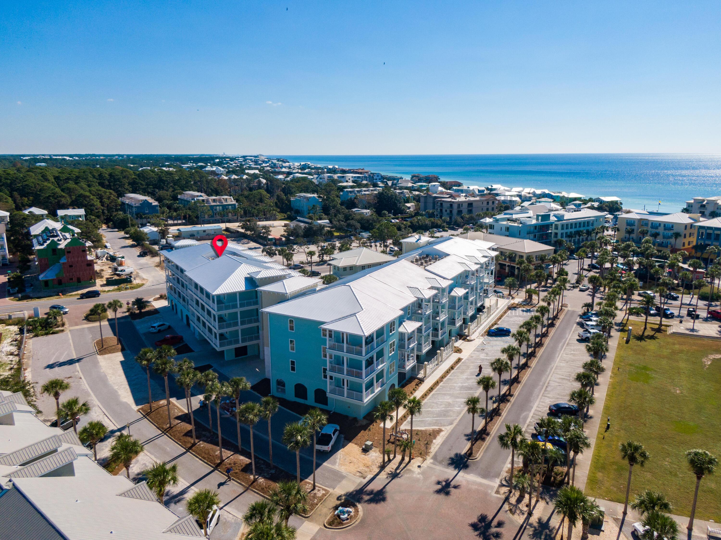Image 3: Gulfplace Condo 113 Aerial Marked-6